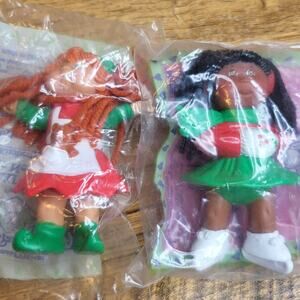 VTG Cabbage Patch Kids Happy Meal figures Jennifer Kimberly Katherine 2 NEW